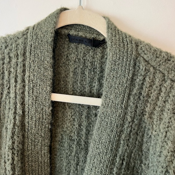 NWOT JENNI KAYNE Cocoon Cardigan in Olive Size Small - Picture 7 of 8